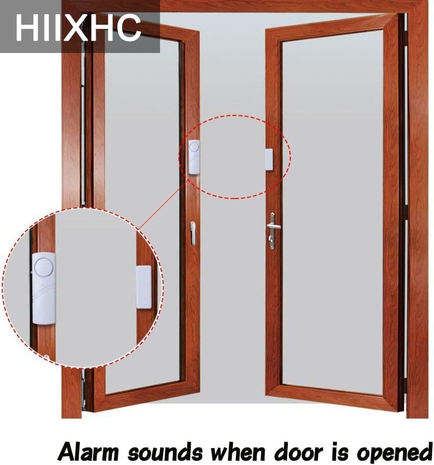Personal Security Window & Door Alarm Bell | Wireless Sensor Door Window Burglar Alarm | Pack of 10